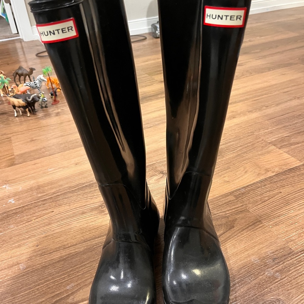 Hunter Black Rain Boots